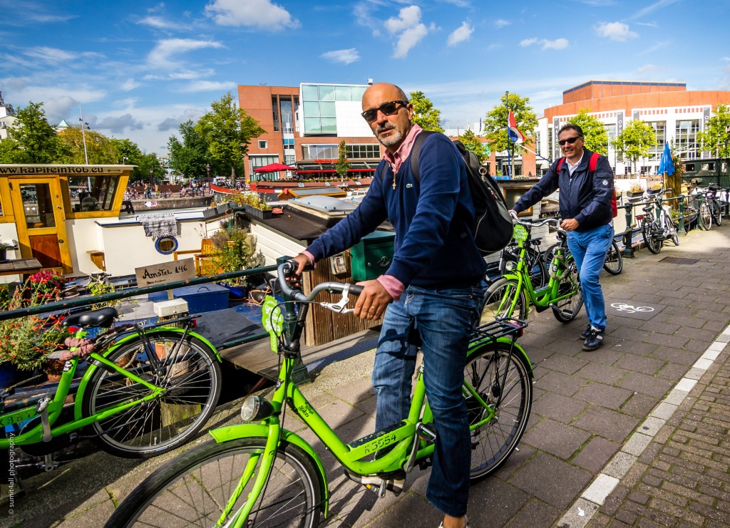 Biking is a way of life in Amsterdam